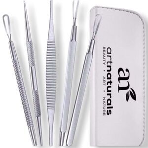 ArtNaturals Blackhead Remover Kit | Dermatologist Grade | Stainless Steel Tools